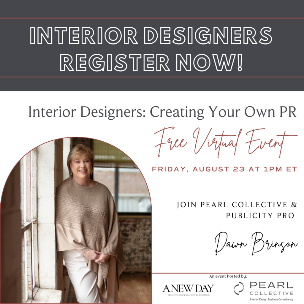 Interior Designers: Creating Your Own PR Image