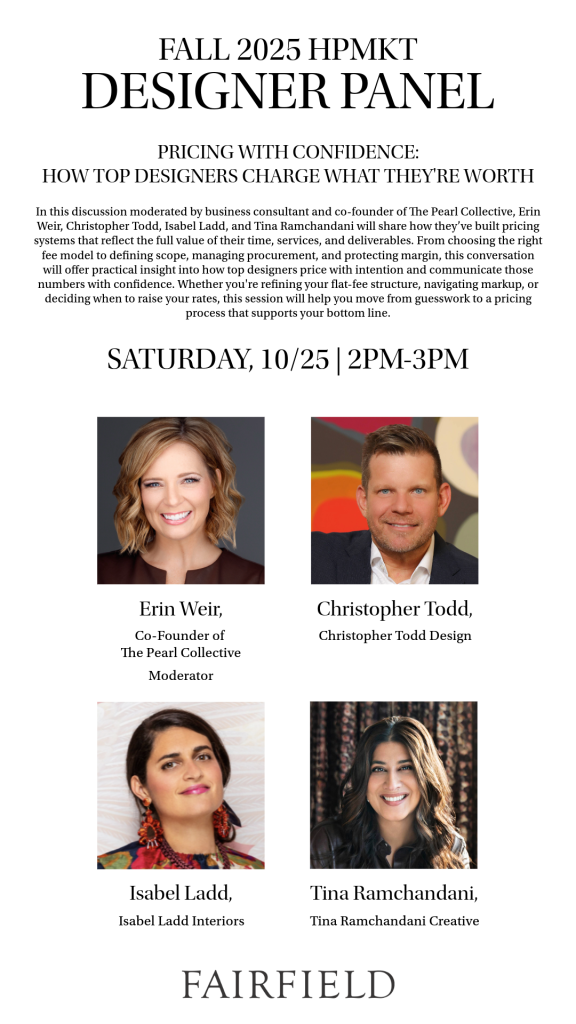 Pricing with Confidence: How Top Designers Charge What They’re Worth (High Point Market) Image