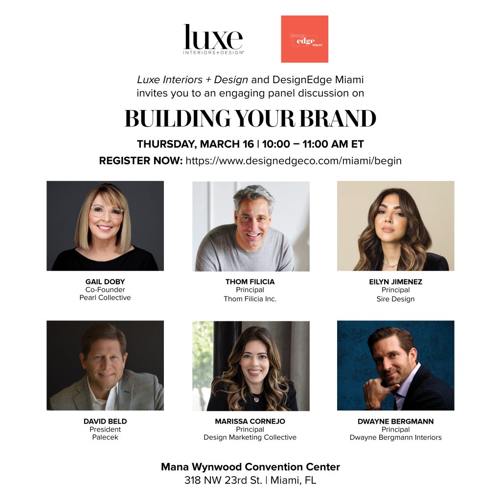 Building Your Brand: Gail Doby at Design Edge Miami Image